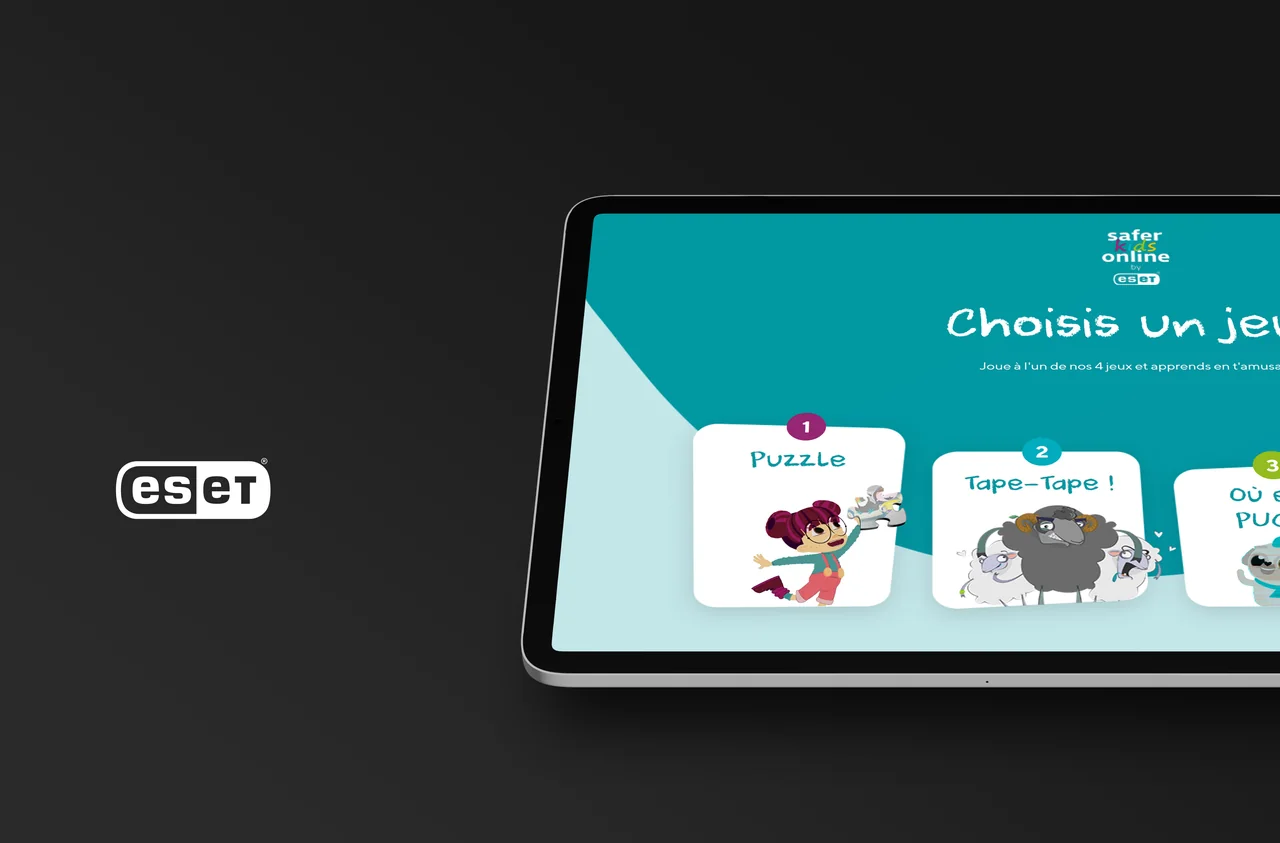 ESET — Safer Kids Online, quatre mini-jeux