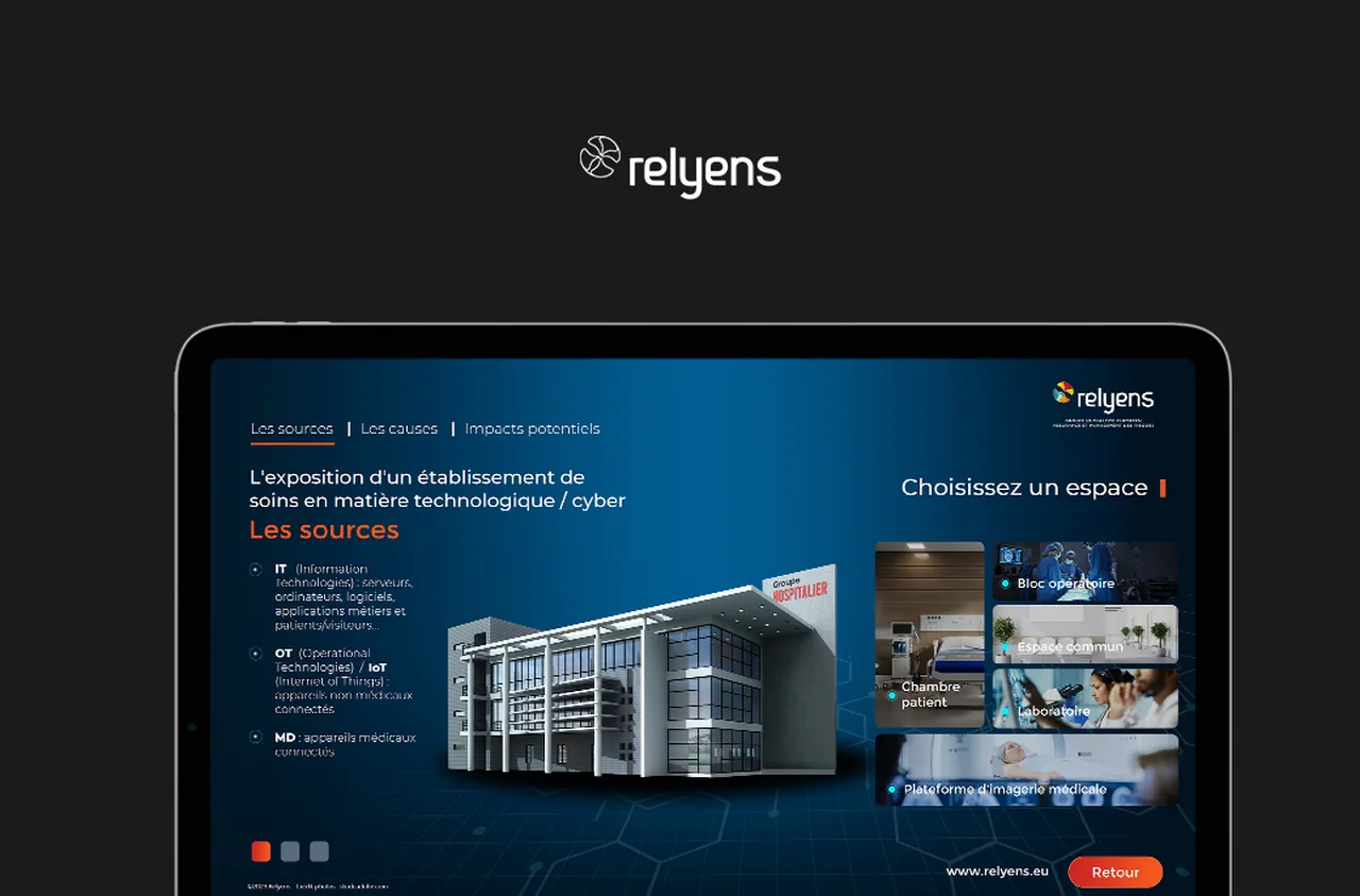 Relyens — Exposition cyber d'un établissement de soins